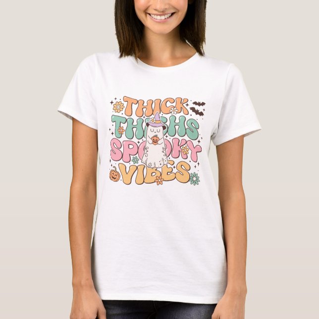 Camiseta Humor de Halloween Spooky (Anverso)
