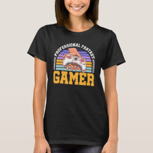 Camiseta Humor de juego de fantasía profesional con juego r