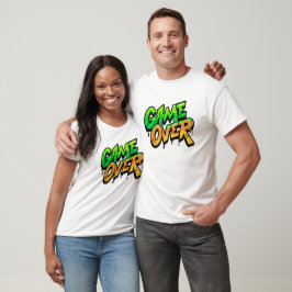 Camiseta Humor de juego - Diseño de goteo de graffiti