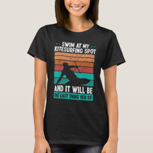 Camiseta Humor de Kiteboarder Viento Kitesurf Divertido Kit