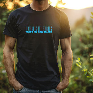 Camiseta Humor de la carta azul del primer día de papá