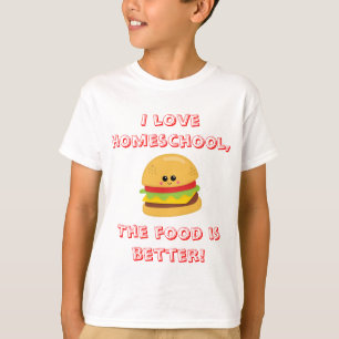 Camiseta Humor de la comida de Homeschool