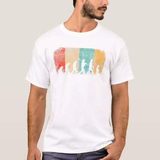 Camiseta Humor de la evolución del yoga vintage divertido