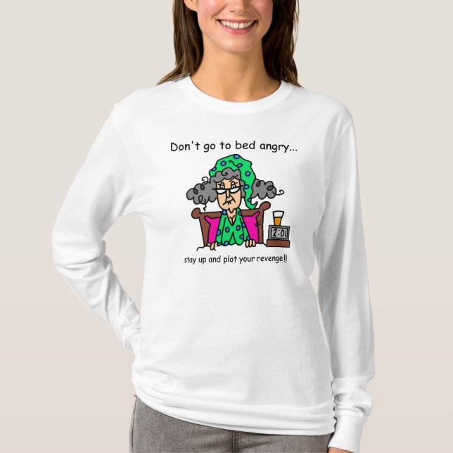 Camiseta Humor de la hora de acostarse (Anverso)