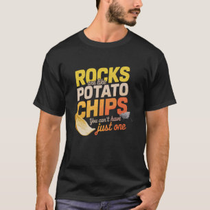 Camiseta Humor de lapidaria geología colección de rocas, ge