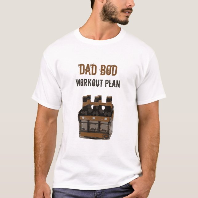 Camiseta Humor de las botellas de cerveza del plan del (Anverso)