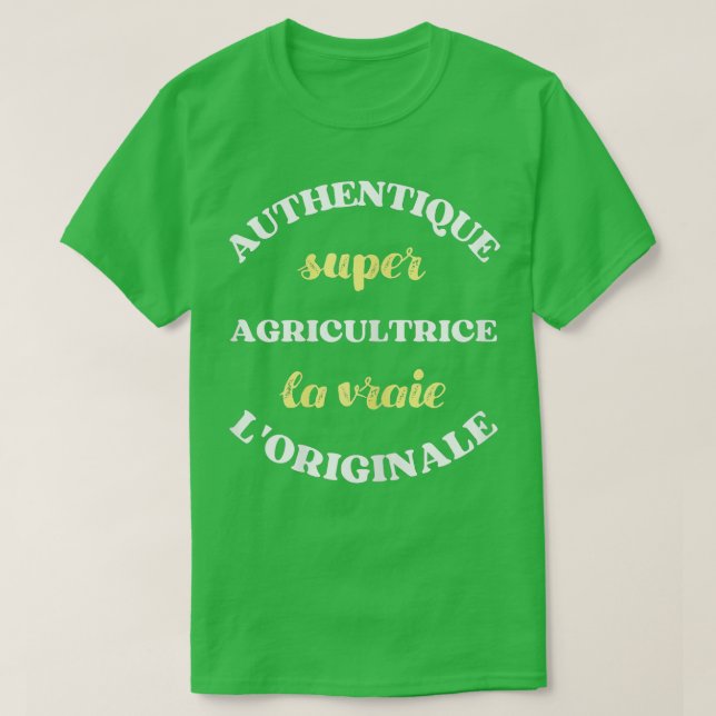 Camiseta Humor de las mujeres Super agricultoras género de  (Diseño del anverso)