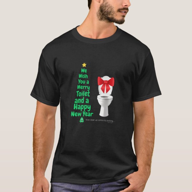 Camiseta Humor De Limpieza De Diversión De Los Baños De Las (Anverso)