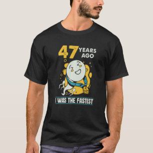 Camiseta Humor De Los Hombres De Cumpleaños Hace 47 Años Yo
