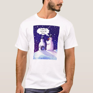 Camiseta Humor de los muñecos de nieve en su mejor