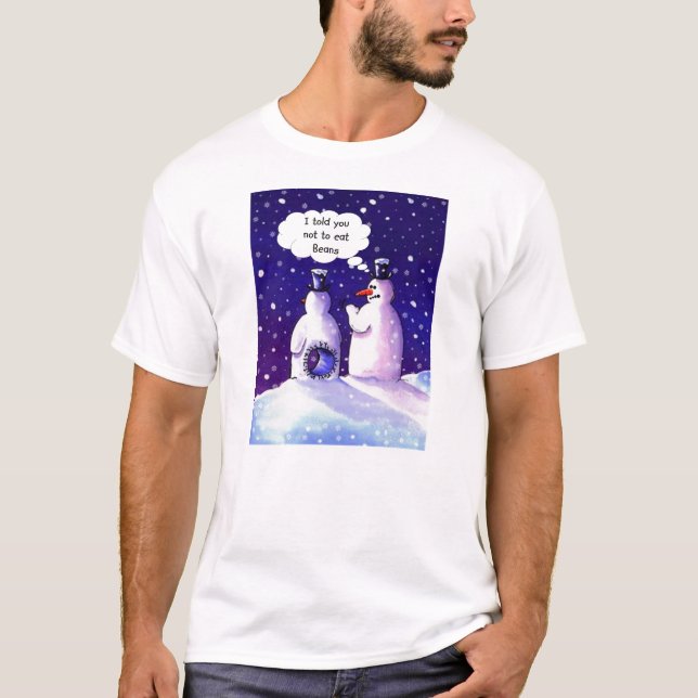 Camiseta Humor de los muñecos de nieve en su mejor (Anverso)