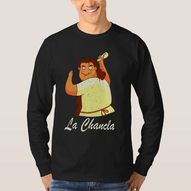 Camiseta Humor de lotería de La Chancla Sarcástico (Anverso)