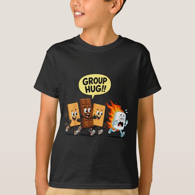 Camiseta Humor de malvavisco de S'mores fogata  (Anverso)