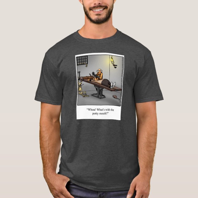 Camiseta Humor de mazmorra "Boca Potente" Tee Shirt (Anverso)