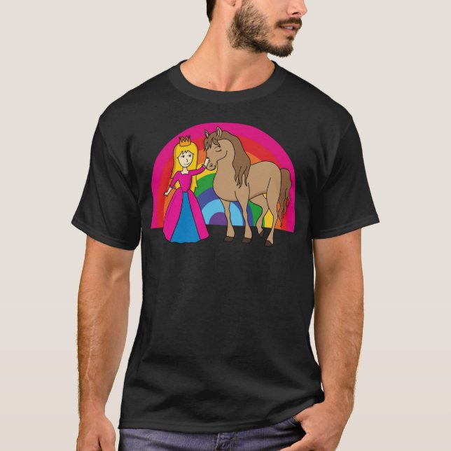 Camiseta Humor de mustang de caballo  (Anverso)