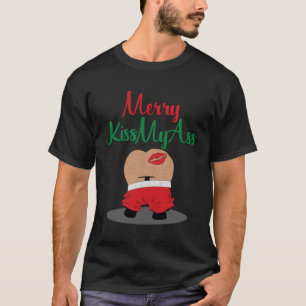 Camiseta Humor de Navidades dulces, besos de mi trasero