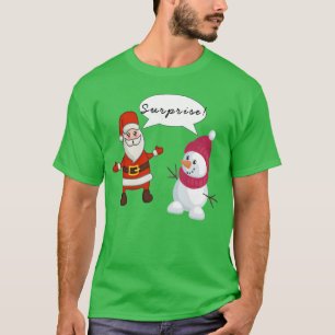 Camiseta Humor de Navidades sorprendidos por choque de Snow