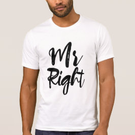 Camiseta Humor de novio recién casado Sr. Correcto