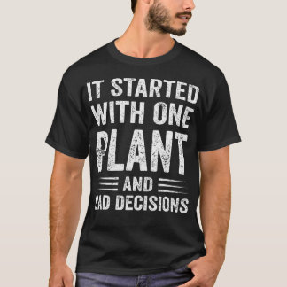 Camiseta Humor de padres de plantas Obsesión con plantas de