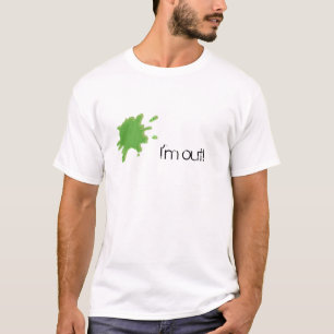 Camiseta Humor de Paintball estoy HACIA FUERA