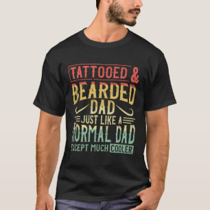Camiseta Humor de papá con sabor y barba Día del padre grac