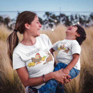 Camiseta Humor de Pascua de chocolate de pascua