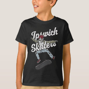 Camiseta Humor de patinador de Ipswich en patineta divertid