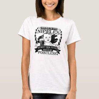 Camiseta humor de Pecho-alimentación