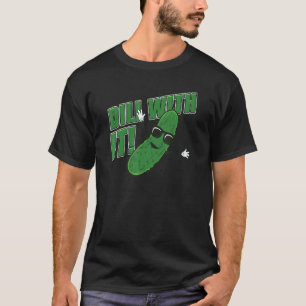 Camiseta Humor de Pepino Juego de Palabras con Eneldo Gafas