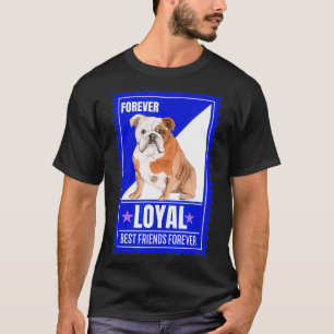 Camiseta Humor de perro Bulldog inglés Cita para siempre ma