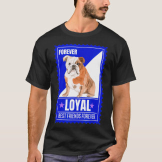 Camiseta Humor de perro Bulldog inglés Cita para siempre ma