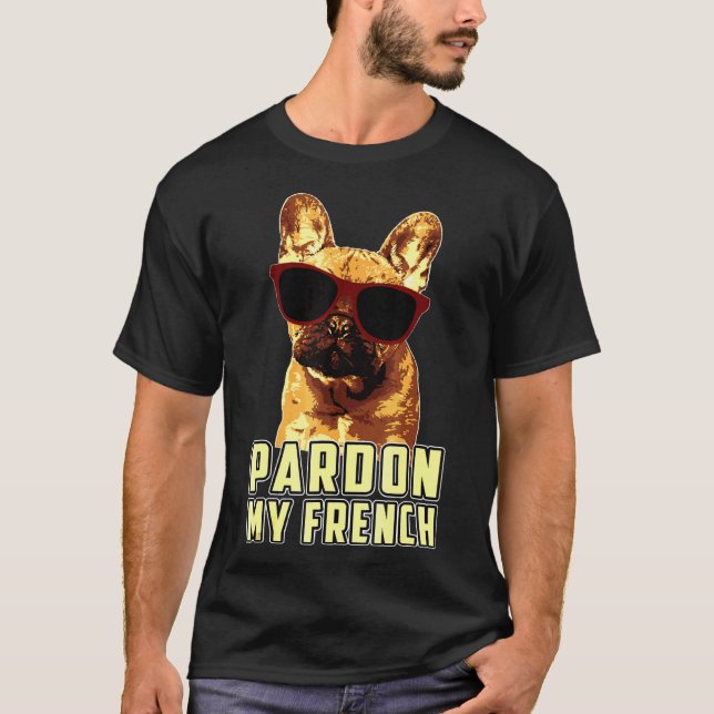 Camiseta Humor de perro de Bulldog francés (Anverso)