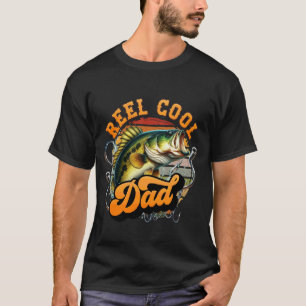 Camiseta Humor de Pesca Carrete Papá Genial