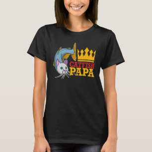 Camiseta Humor de pesca de bagre Wels Catfish 13