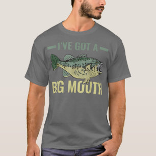 Camiseta Humor de pesca de largemouth Bass Fisher Ang