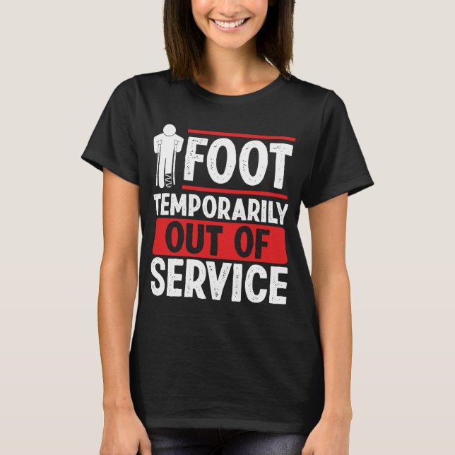 Camiseta Humor de pie roto sobreviviente de pie guerrero (Anverso)