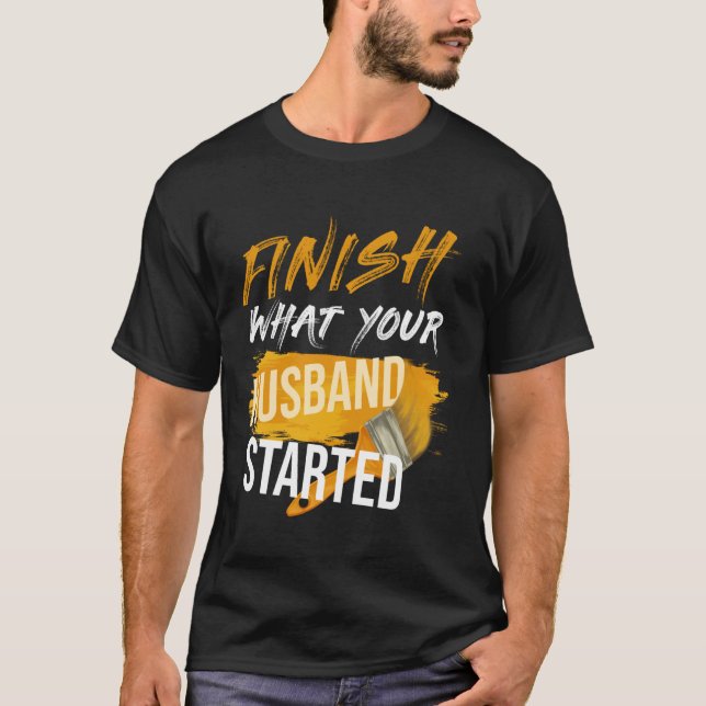 Camiseta Humor de pintor profesional (Anverso)
