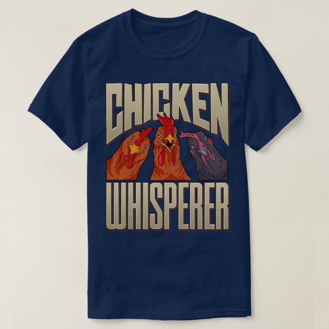 Camiseta Humor de pollo gracioso pollo Pollo Whisper Pollo (Diseño del anverso)