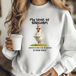 Camiseta Humor de pollo sarcástico regalo una cita graciosa