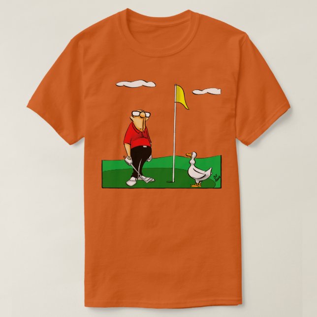 Camiseta Humor de pulso de ganso de golf Spectickles (Diseño del anverso)