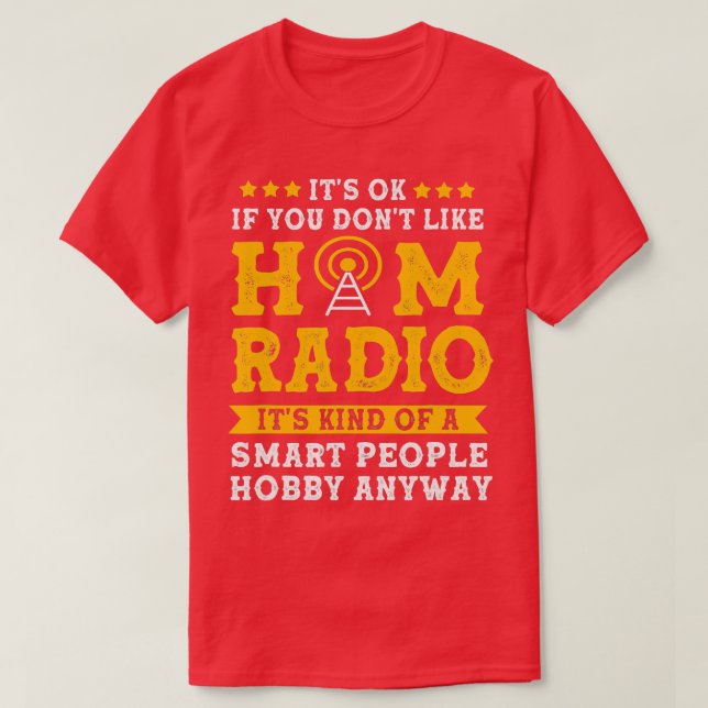 Camiseta Humor De Radio Amateur Funny Ham Radio Operator Pa (Diseño del anverso)