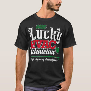 Camiseta Humor de reparación de CA divertido de un afortuna