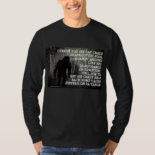 CAMISETA HUMOR DE ROUGAROU CAJUN (Anverso)