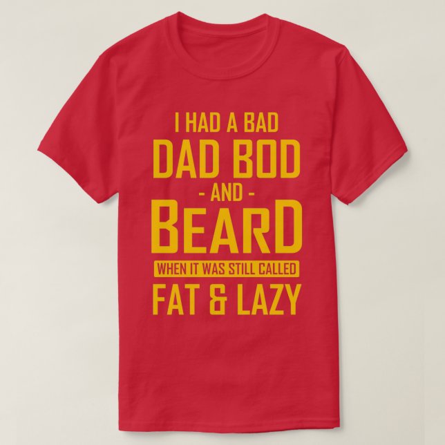 Camiseta Humor de sangre y barba de papá Regalos de barba c (Diseño del anverso)