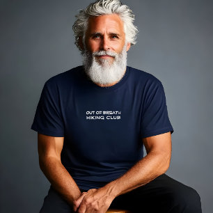 Camiseta Humor de senderismo camping trekking blanco