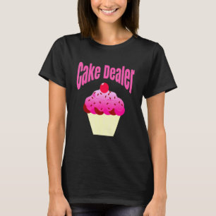 Camiseta Humor de tarta rosada para pastelero de panadería