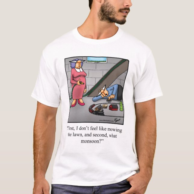 Camiseta Humor de Tee Shirt de Modelo Gracioso (Anverso)