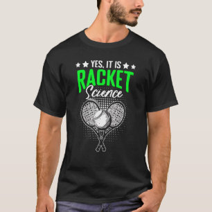 Camiseta Humor De Tenis En El Jardín De La Ciencia Del Rack