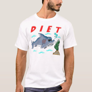 Camiseta Humor de tiburón de Personalizado dietético gracio