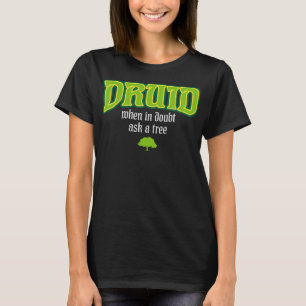 Camiseta Humor de tipo druso Meme RPG Elf dice